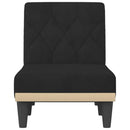 vidaXL fekete bársonydívány