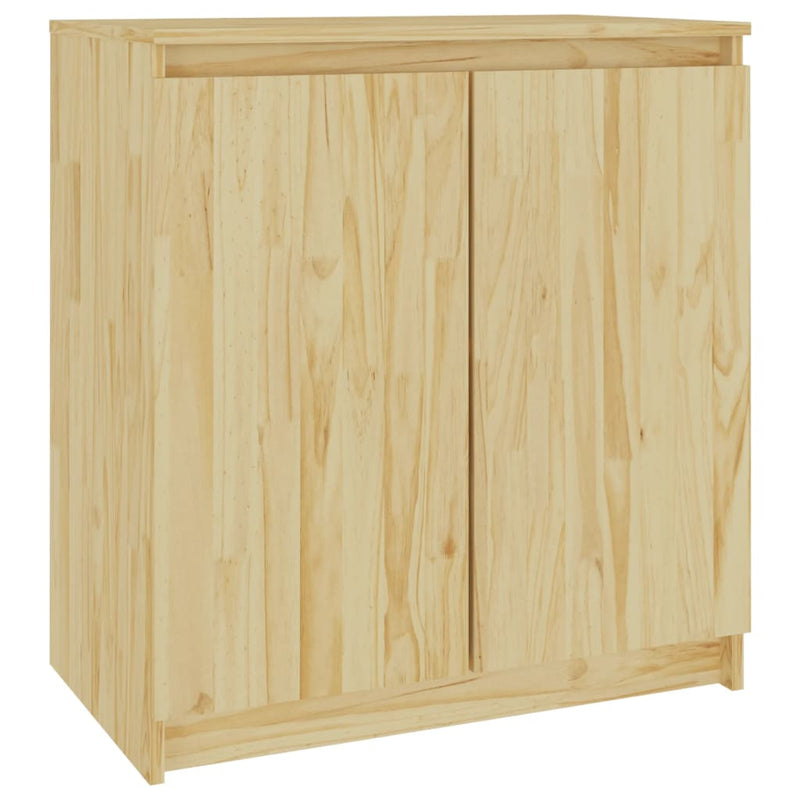 vidaXL tömör fenyőfa kisszekrény 60x36x65 cm
