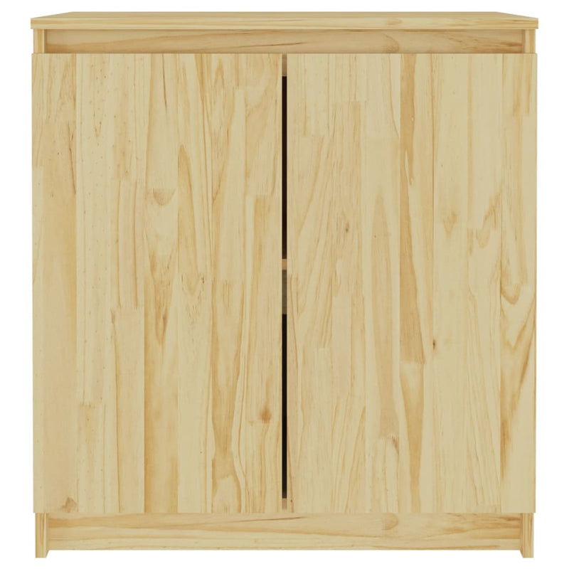 vidaXL tömör fenyőfa kisszekrény 60x36x65 cm