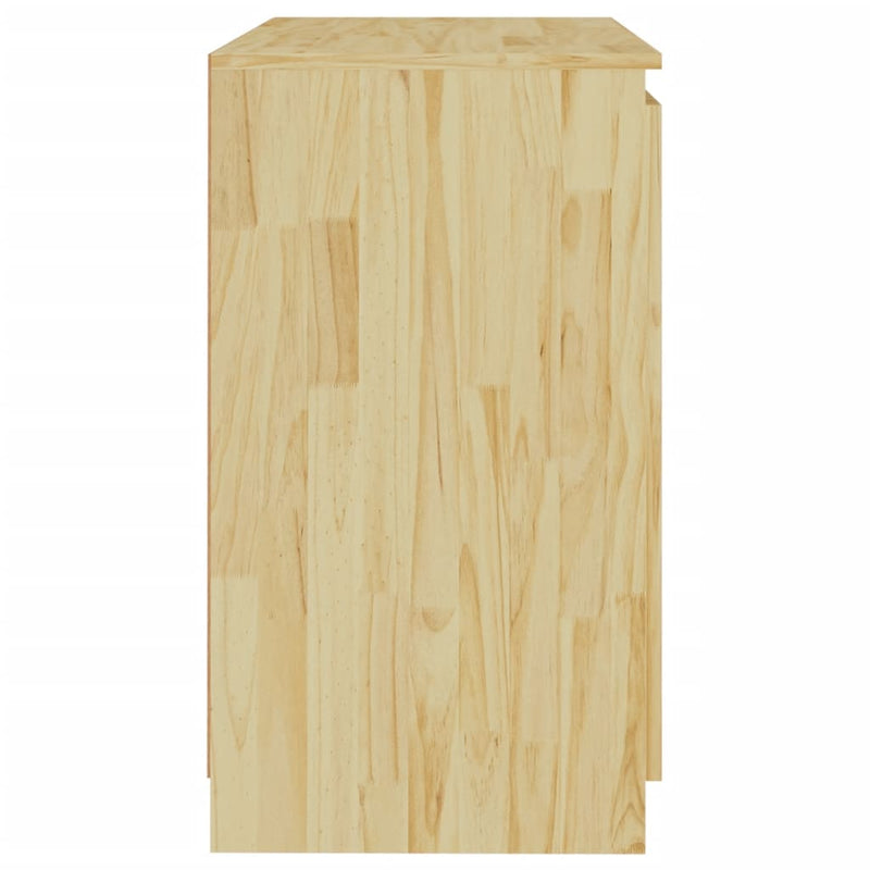 vidaXL tömör fenyőfa kisszekrény 60x36x65 cm