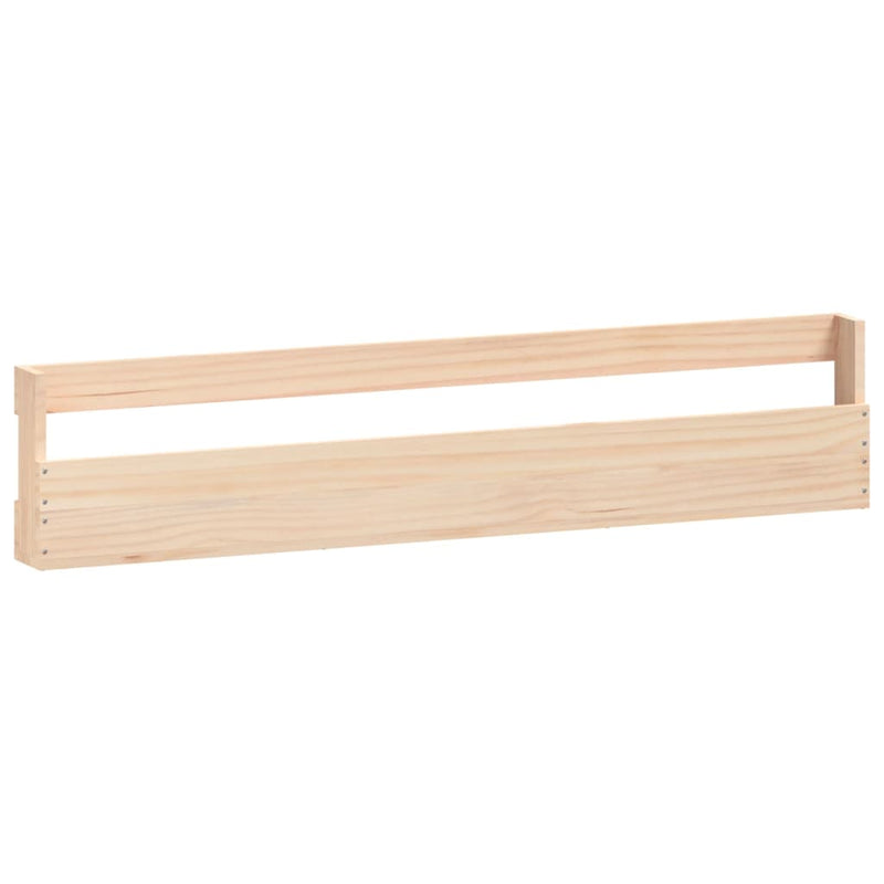 vidaXL 2 db tömör fenyőfa fali cipőtartó 110 x 9 x 23 cm