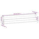 vidaXL 2 db tömör fenyőfa fali cipőtartó 110 x 9 x 23 cm