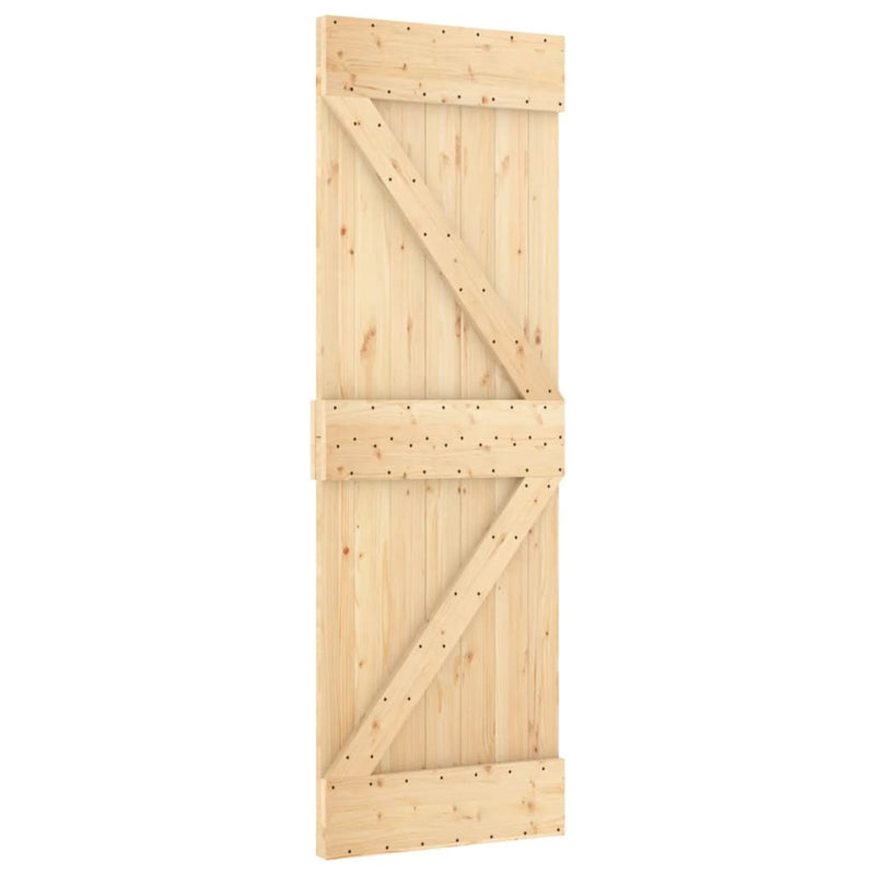 vidaXL NARVIK tömör fenyőfa ajtó 70 x 210 cm
