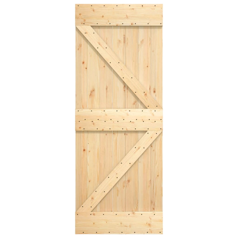 vidaXL NARVIK tömör fenyőfa ajtó 70 x 210 cm
