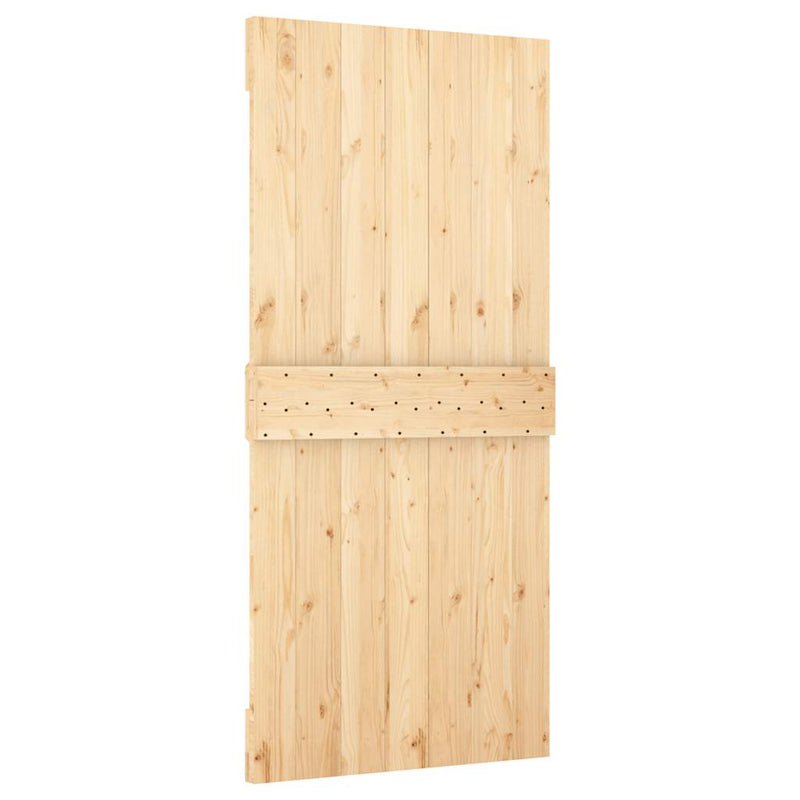 vidaXL NARVIK tömör fenyőfa ajtó 95 x 210 cm