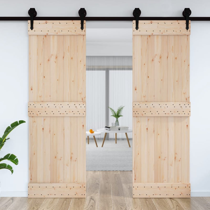 vidaXL NARVIK tömör fenyőfa ajtó 70 x 210 cm