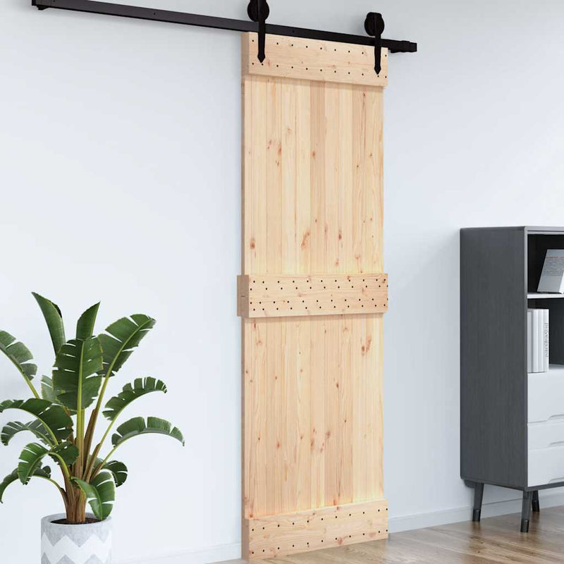 vidaXL NARVIK tömör fenyőfa ajtó 85 x 210 cm
