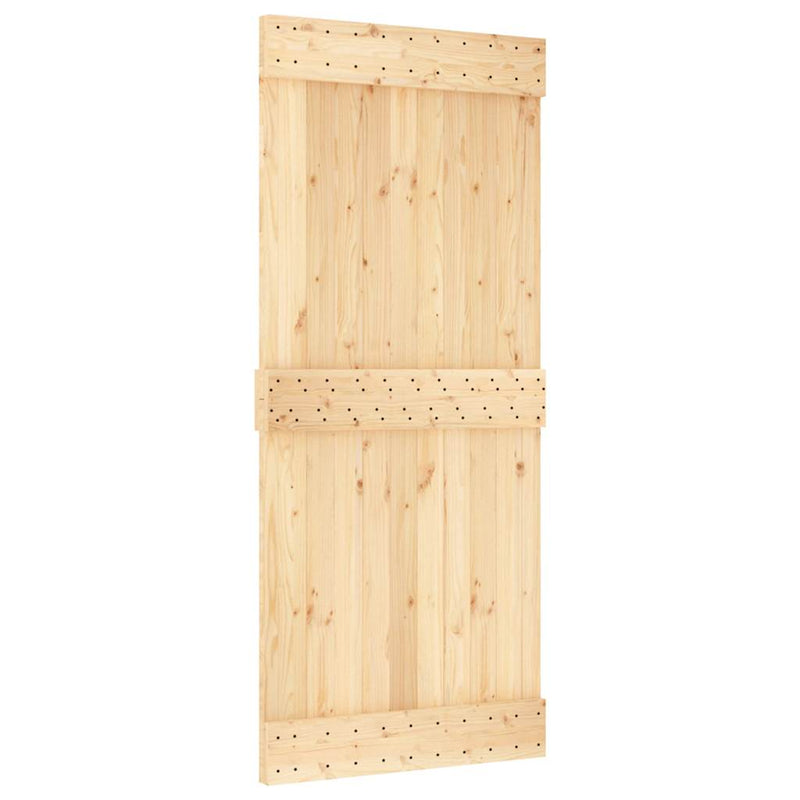 vidaXL NARVIK tömör fenyőfa ajtó 90 x 210 cm
