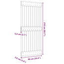 vidaXL NARVIK tömör fenyőfa ajtó 90 x 210 cm