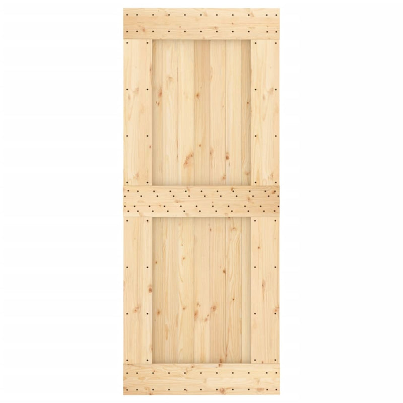 vidaXL NARVIK tömör fenyőfa ajtó 85 x 210 cm