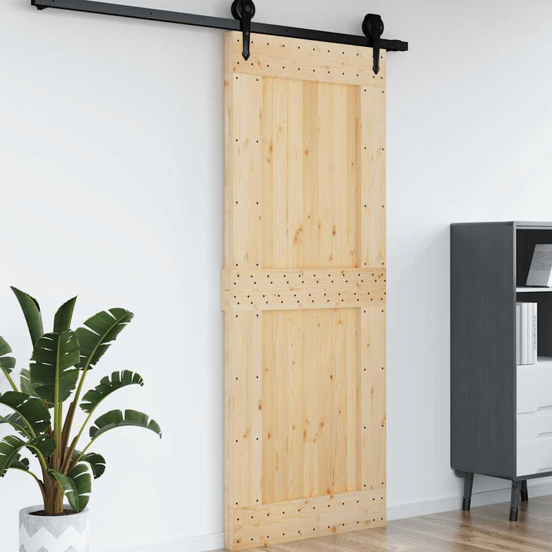 vidaXL NARVIK tömör fenyőfa ajtó 90 x 210 cm