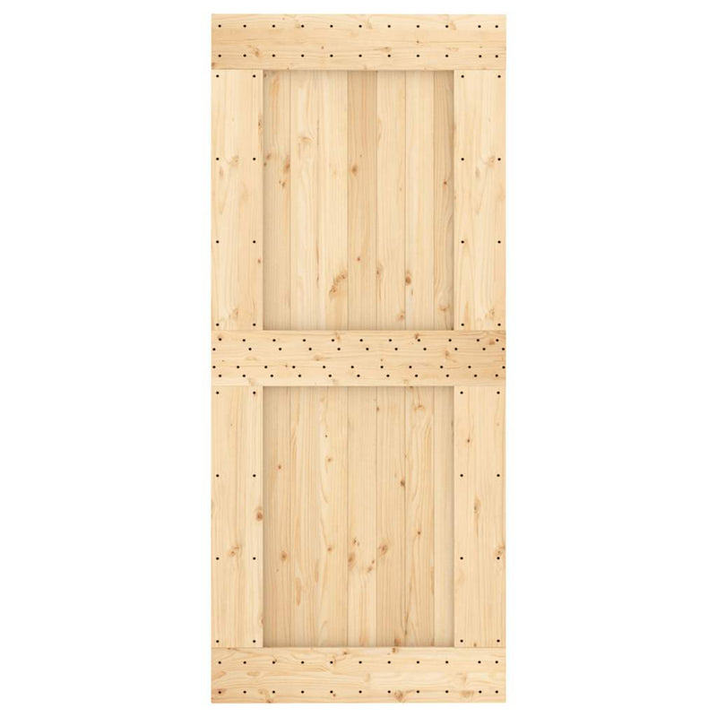 vidaXL NARVIK tömör fenyőfa ajtó 90 x 210 cm