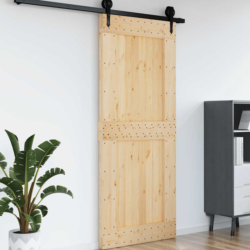 vidaXL NARVIK tömör fenyőfa ajtó 95 x 210 cm