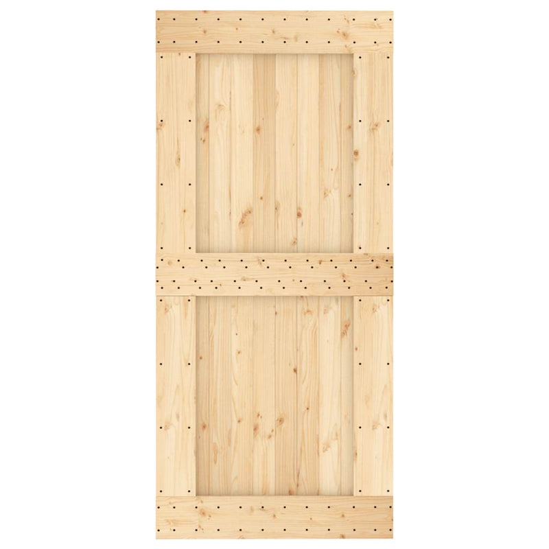 vidaXL NARVIK tömör fenyőfa ajtó 95 x 210 cm