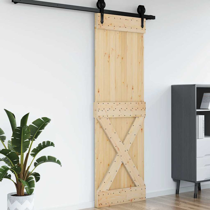 vidaXL NARVIK tömör fenyőfa ajtó 70 x 210 cm