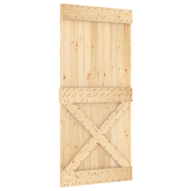 vidaXL NARVIK tömör fenyőfa ajtó 95 x 210 cm