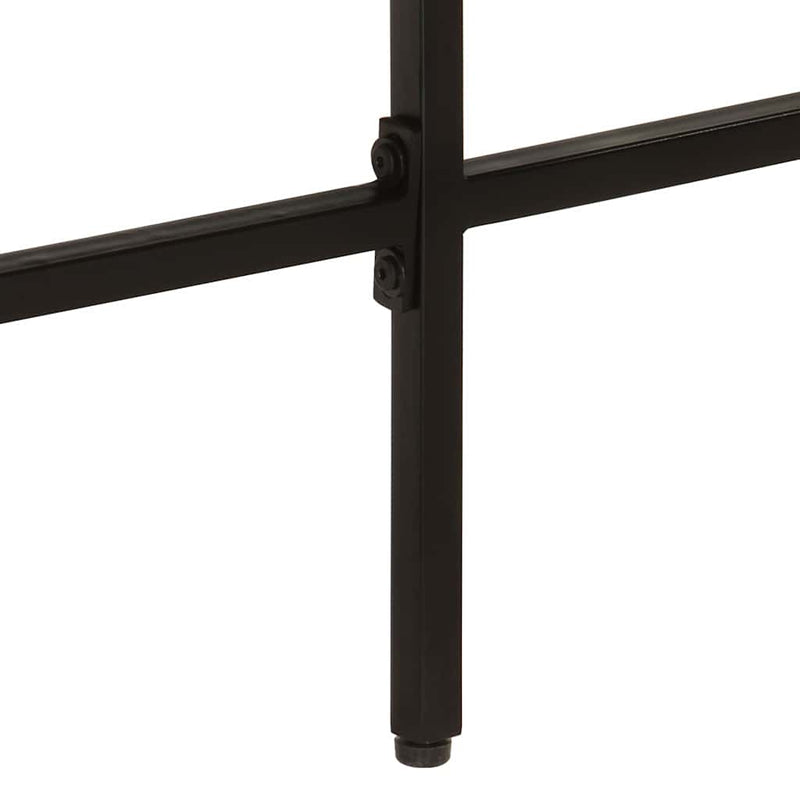 vidaXL íróasztal 165x110x77 cm tömörfa mangó és vas