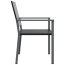 vidaXL 4 db fekete polyrattan kerti szék párnával 54x62,5x89 cm