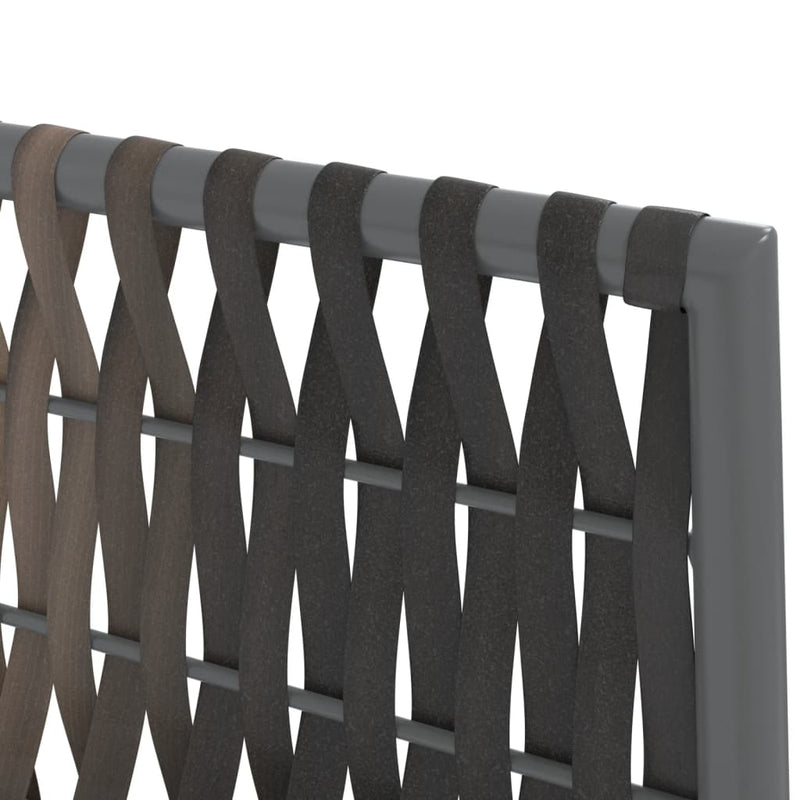 vidaXL 4 db barna polyrattan kerti szék párnával 54x61x83 cm