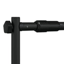 vidaXL 2 db fekete acél háttérállvány 254 x 243 cm