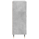 vidaXL betonszürke szerelt fa tálalószekrény 69,5 x 34 x 90 cm