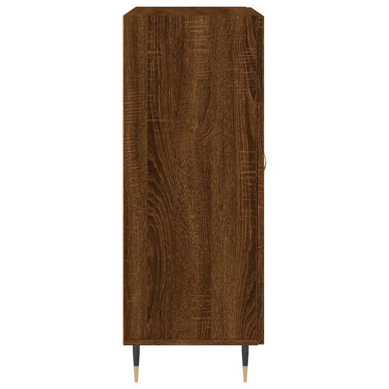 vidaXL barna tölgy színű szerelt fa tálalószekrény 69,5 x 34 x 90 cm