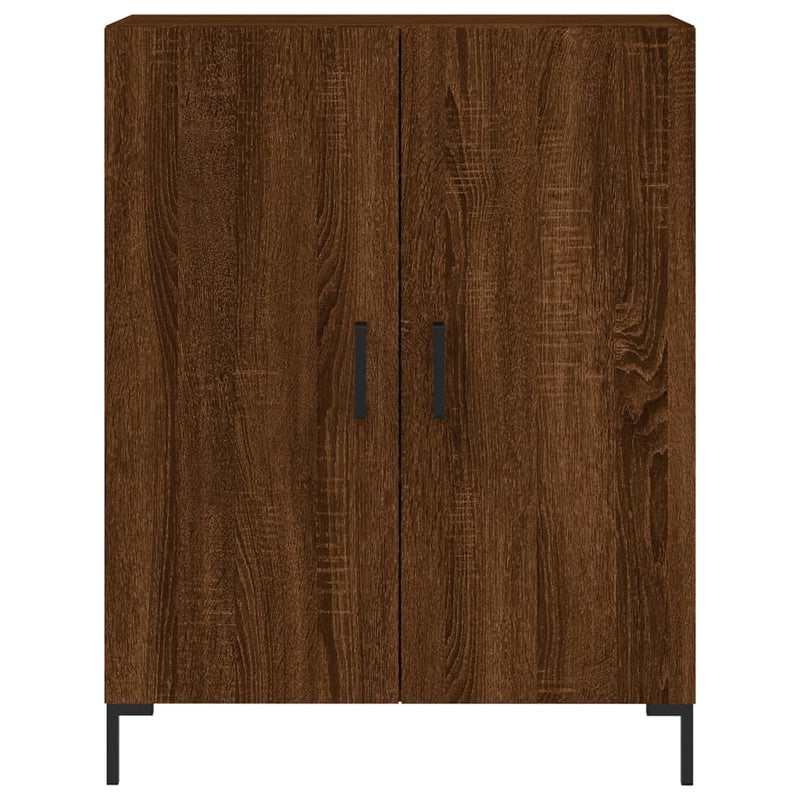 vidaXL barna tölgy színű szerelt fa tálalószekrény 69,5 x 34 x 90 cm