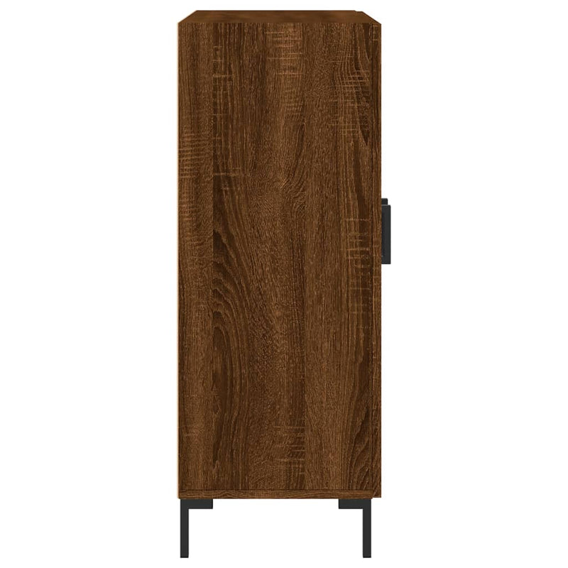 vidaXL barna tölgy színű szerelt fa tálalószekrény 69,5 x 34 x 90 cm