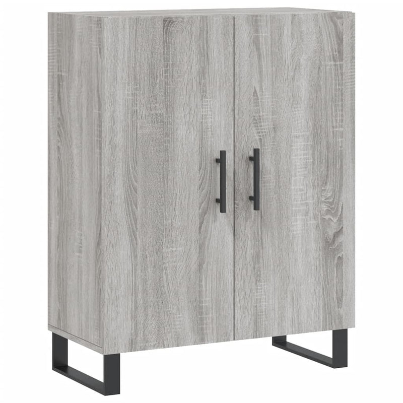 vidaXL szürke sonoma színű szerelt fa tálalószekrény 69,5 x 34 x 90 cm