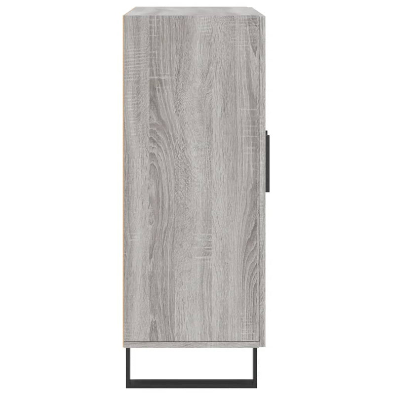 vidaXL szürke sonoma színű szerelt fa tálalószekrény 69,5 x 34 x 90 cm