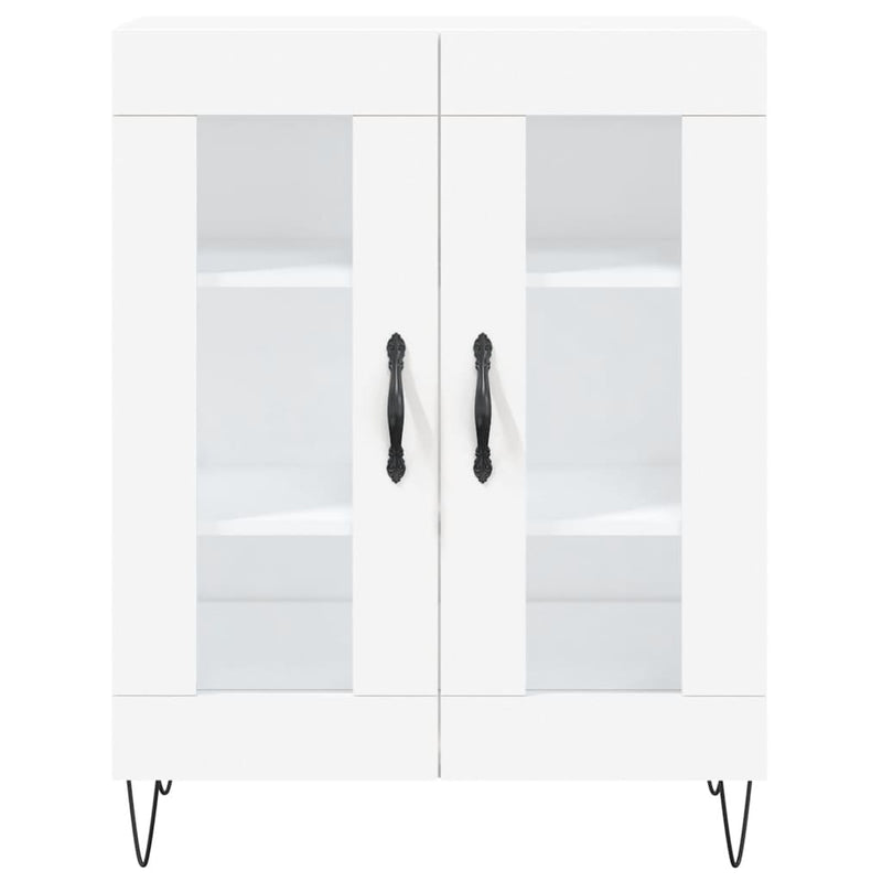 vidaXL fehér szerelt fa tálalószekrény 69,5 x 34 x 90 cm