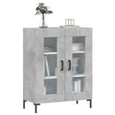 vidaXL betonszürke szerelt fa tálalószekrény 69,5 x 34 x 90 cm