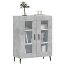vidaXL betonszürke szerelt fa tálalószekrény 69,5 x 34 x 90 cm