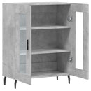 vidaXL betonszürke szerelt fa tálalószekrény 69,5 x 34 x 90 cm