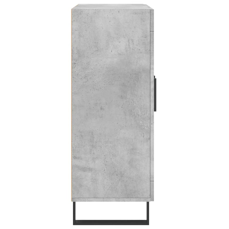 vidaXL betonszürke szerelt fa tálalószekrény 69,5 x 34 x 90 cm
