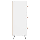 vidaXL fehér szerelt fa komód 69,5 x 34 x 90 cm