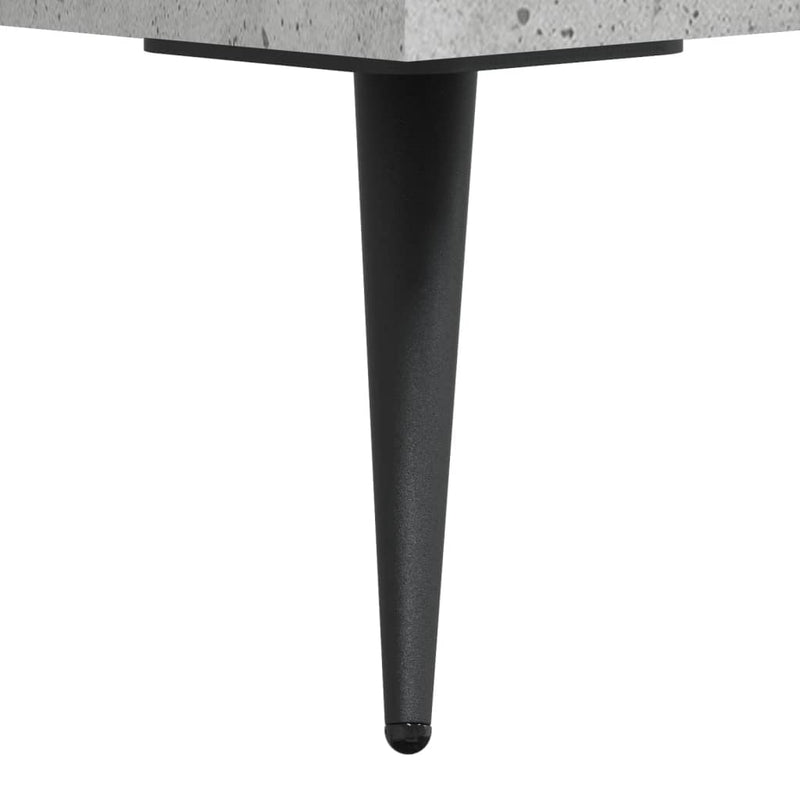 vidaXL betonszürke szerelt fa komód 69,5 x 34 x 90 cm