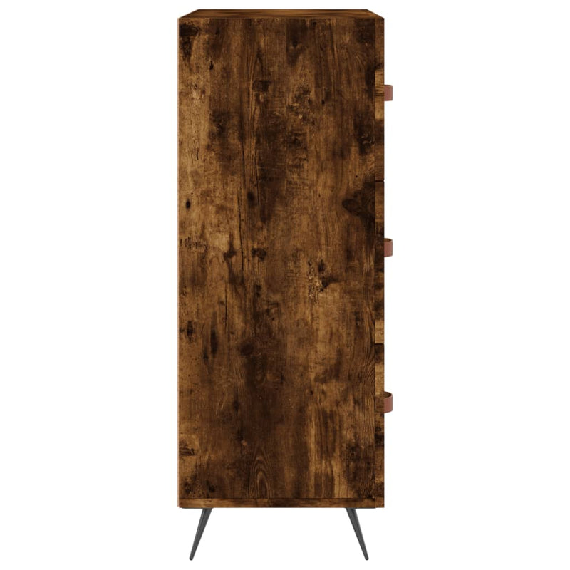 vidaXL füstös tölgy színű szerelt fa komód 69,5 x 34 x 90 cm