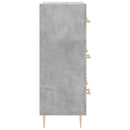 vidaXL betonszürke szerelt fa tálalószekrény 69,5 x 34 x 90 cm