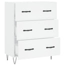 vidaXL fehér szerelt fa tálalószekrény 69,5 x 34 x 90 cm