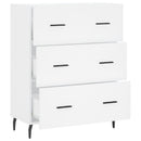 vidaXL fehér szerelt fa tálalószekrény 69,5 x 34 x 90 cm