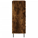 vidaXL füstös tölgy színű szerelt fa tálalószekrény 69,5 x 34 x 90 cm