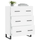 vidaXL fehér szerelt fa tálalószekrény 69,5 x 34 x 90 cm