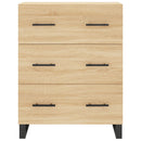 vidaXL sonoma tölgy színű szerelt fa tálalószekrény 69,5 x 34 x 90 cm