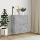 vidaXL betonszürke szerelt fa tálalószekrény 69,5 x 34 x 90 cm