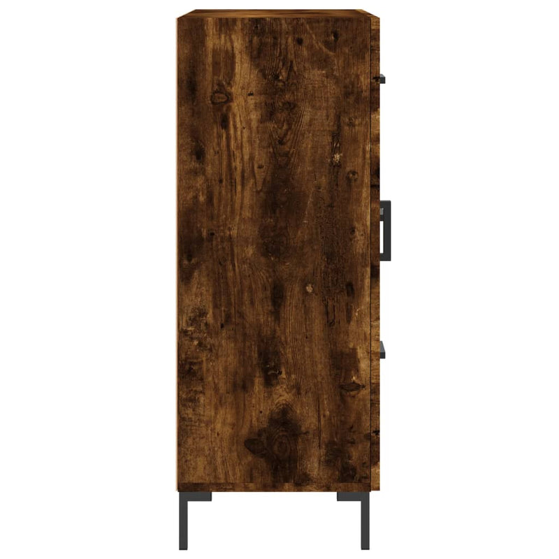 vidaXL füstös tölgy színű szerelt fa tálalószekrény 69,5 x 34 x 90 cm
