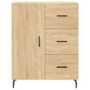 vidaXL sonoma tölgy színű szerelt fa tálalószekrény 69,5 x 34 x 90 cm