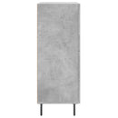vidaXL betonszürke szerelt fa tálalószekrény 69,5 x 34 x 90 cm