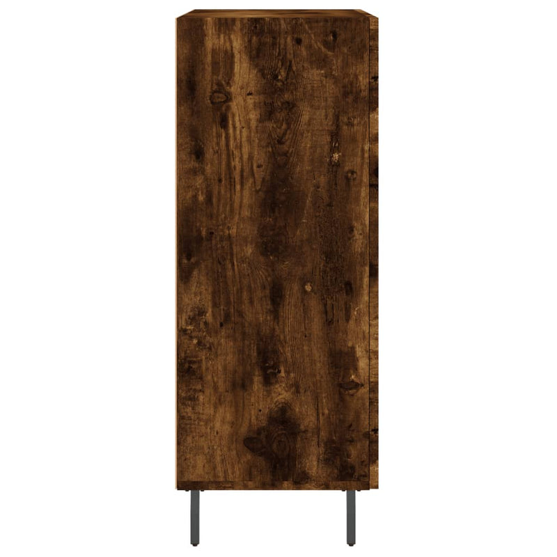 vidaXL füstös tölgy színű szerelt fa tálalószekrény 69,5 x 34 x 90 cm