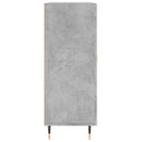 vidaXL betonszürke szerelt fa tálalószekrény 69,5 x 34 x 90 cm